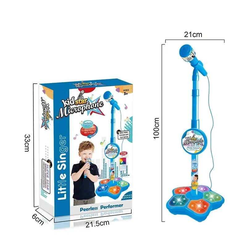 Kids Microphone with Stand Karaoke Song Music
