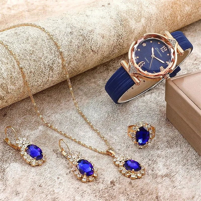 New 5pcs watch gift set
