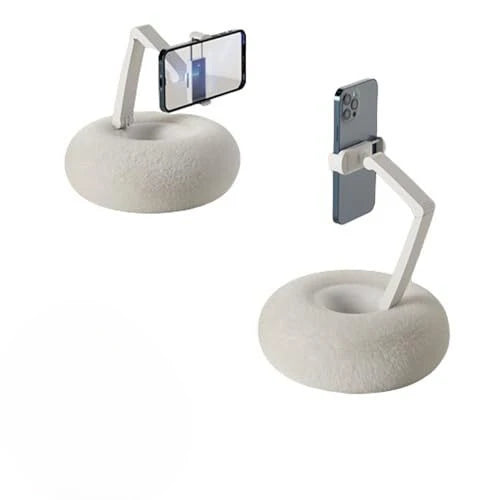 Pillow Phone Holder with furry snack holder (Snuggle Screen)