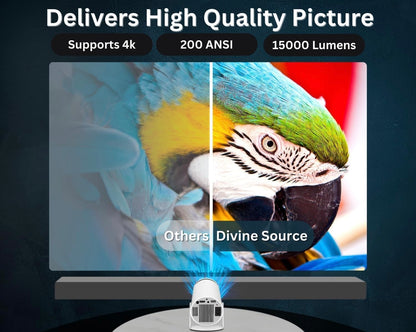 Mini Home Theatre 4K Projector (for Android & iPhone)