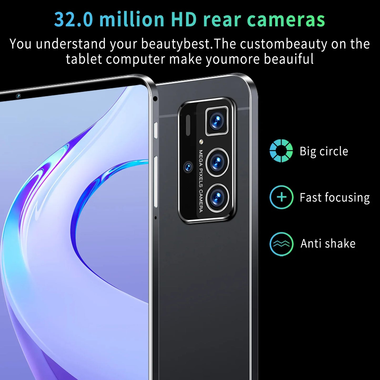 2024 Tablet 11.6 inch HD 4K Android 13 16GB+1T
