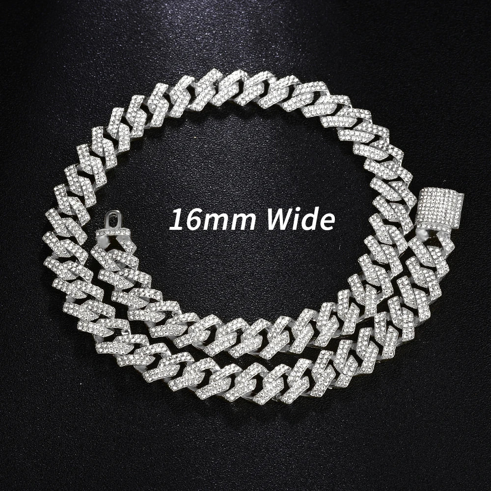 Cuban Chain with Watch+Bracelet