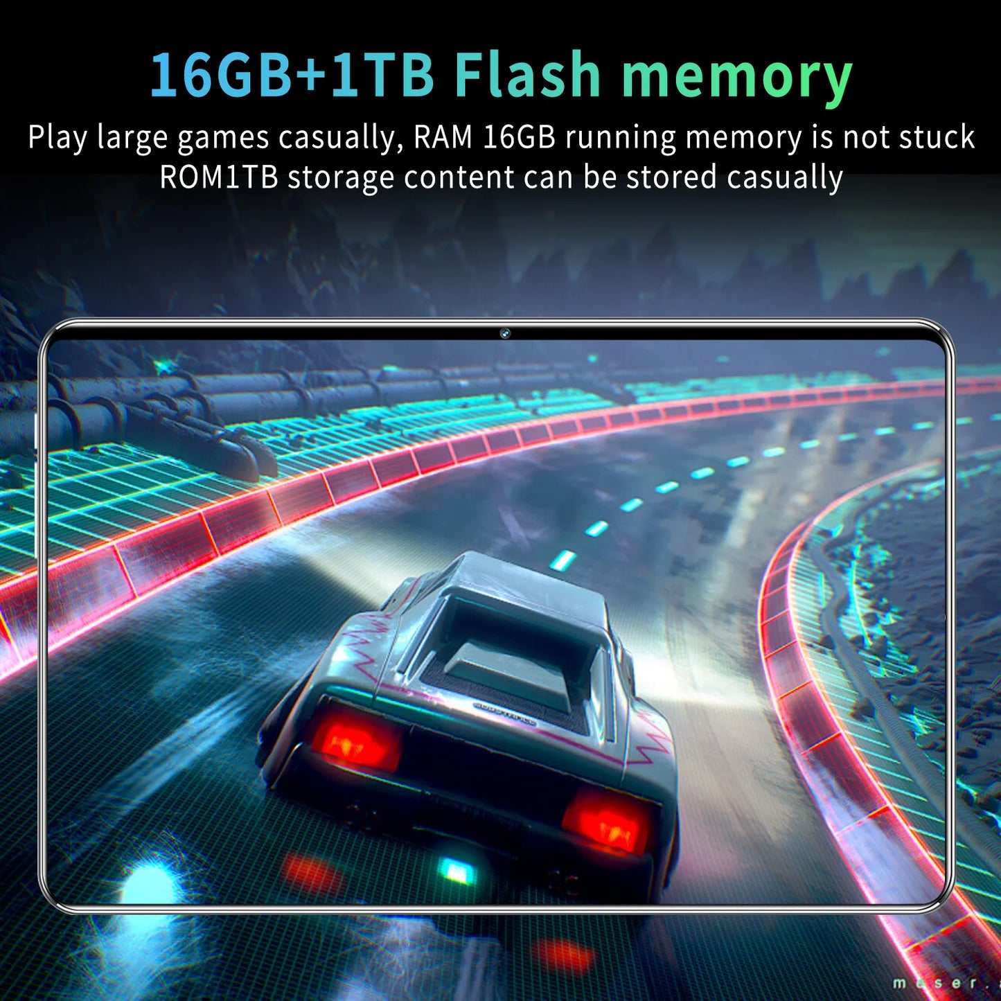 2024 Tablet 11.6 inch HD 4K 16GB+1T 12000mAh