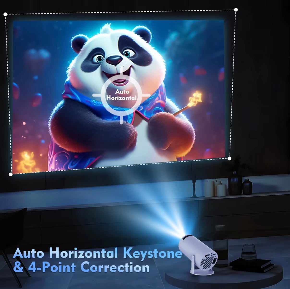 Mini Home Theatre 4K Projector (for Android & iPhone)