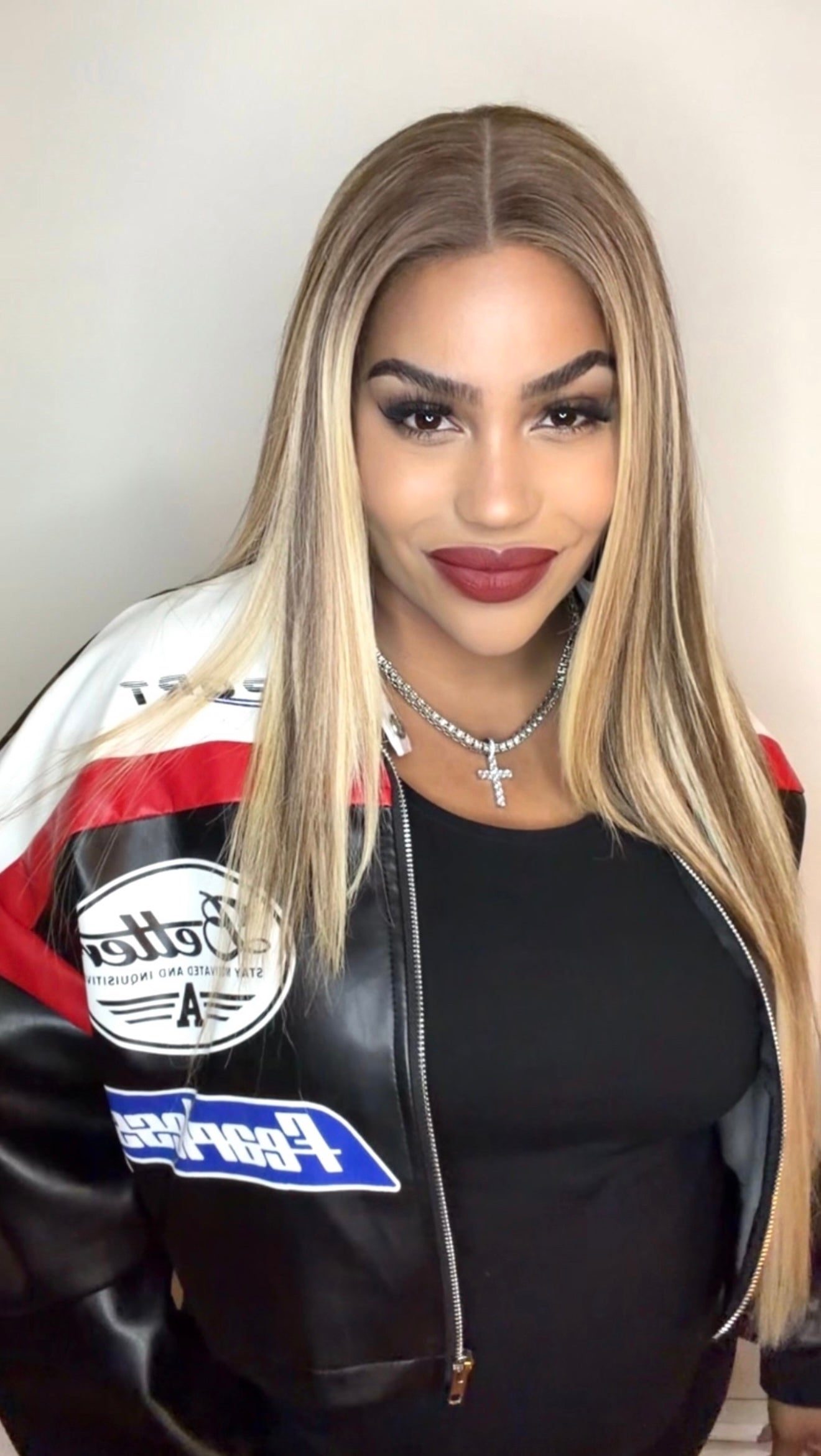 Biker Girl PU Leather coat