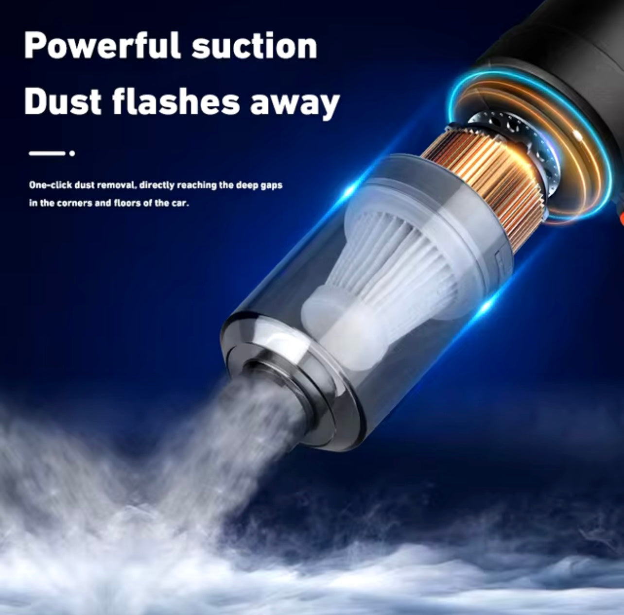 Wireless Car Vacuum Cleaner 6000Pa 120W Cordless