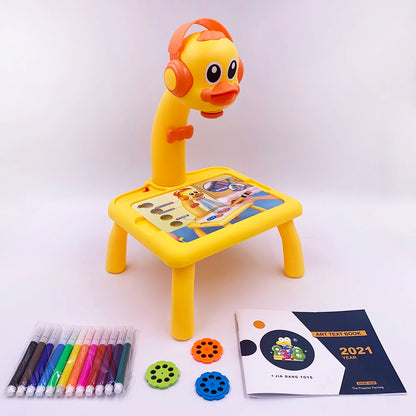 Mini Led Projector Art Drawing & Play Table