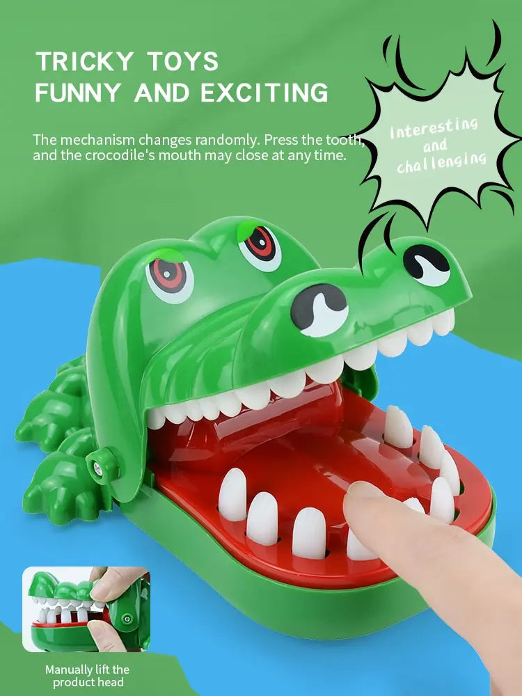 Crocodile Teeth Toys For Kids Finger Dentist Games.