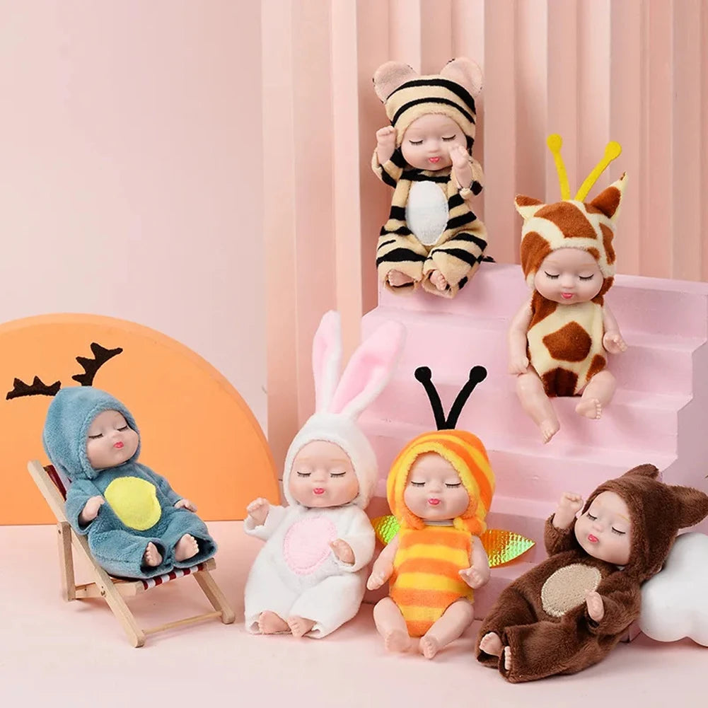 Sleeping Baby Series Doll Cartoon Animal Toy For Kids