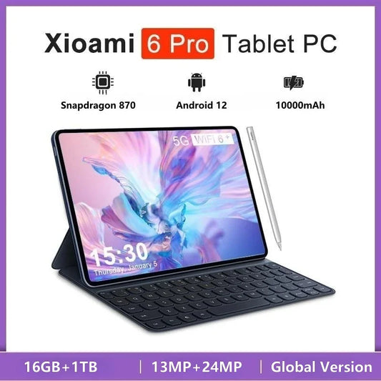 2024 NEW Mi Pad 6, 12 Inch 16GB 1T 5G Dual SIM Phone l