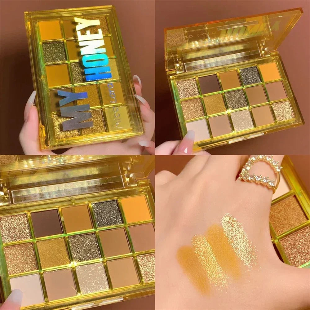 Neon Eyeshadow Pallete 15 Shades