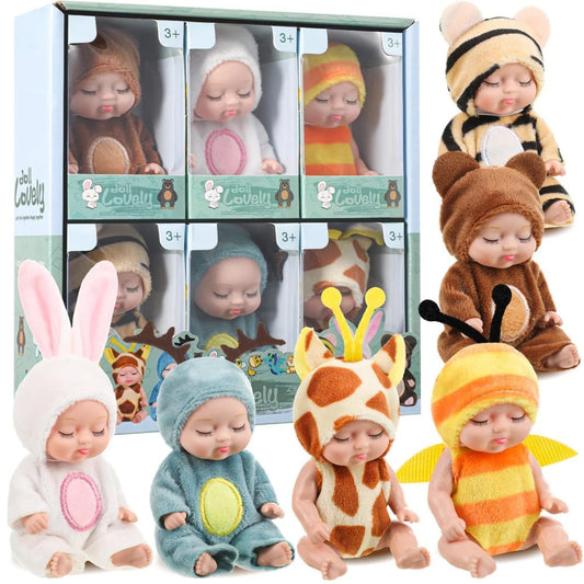 Sleeping Baby Series Doll Cartoon Animal Toy For Kids