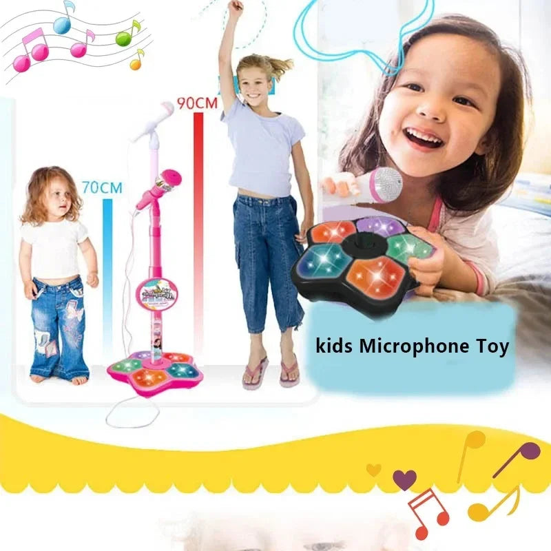 Kids Microphone with Stand Karaoke Song Music