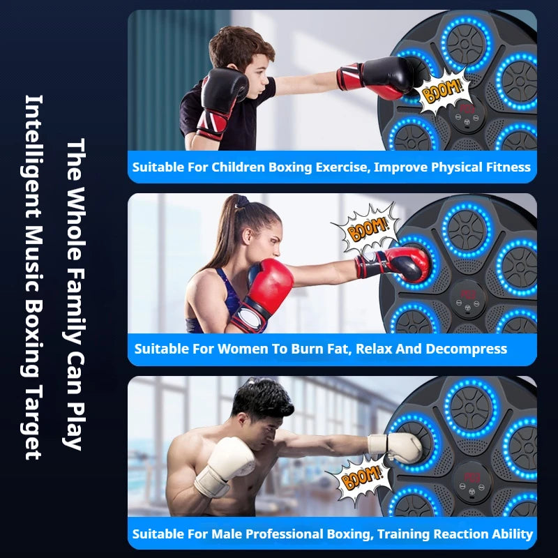 New Music Boxing Machine Smart Bluetooth (for Kids & Adults) + FREE boxing gloves!