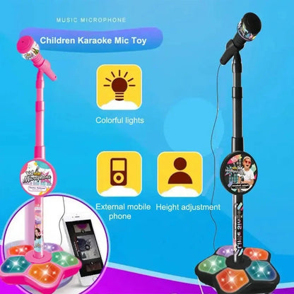 Kids Microphone with Stand Karaoke Song Music