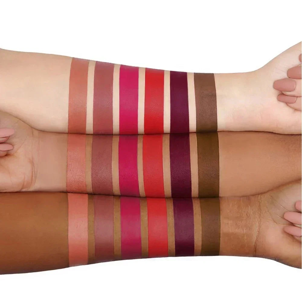 6PC/Set Matte Velvet Lip Gloss Waterproof Long-lasting