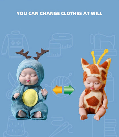 Sleeping Baby Series Doll Cartoon Animal Toy For Kids