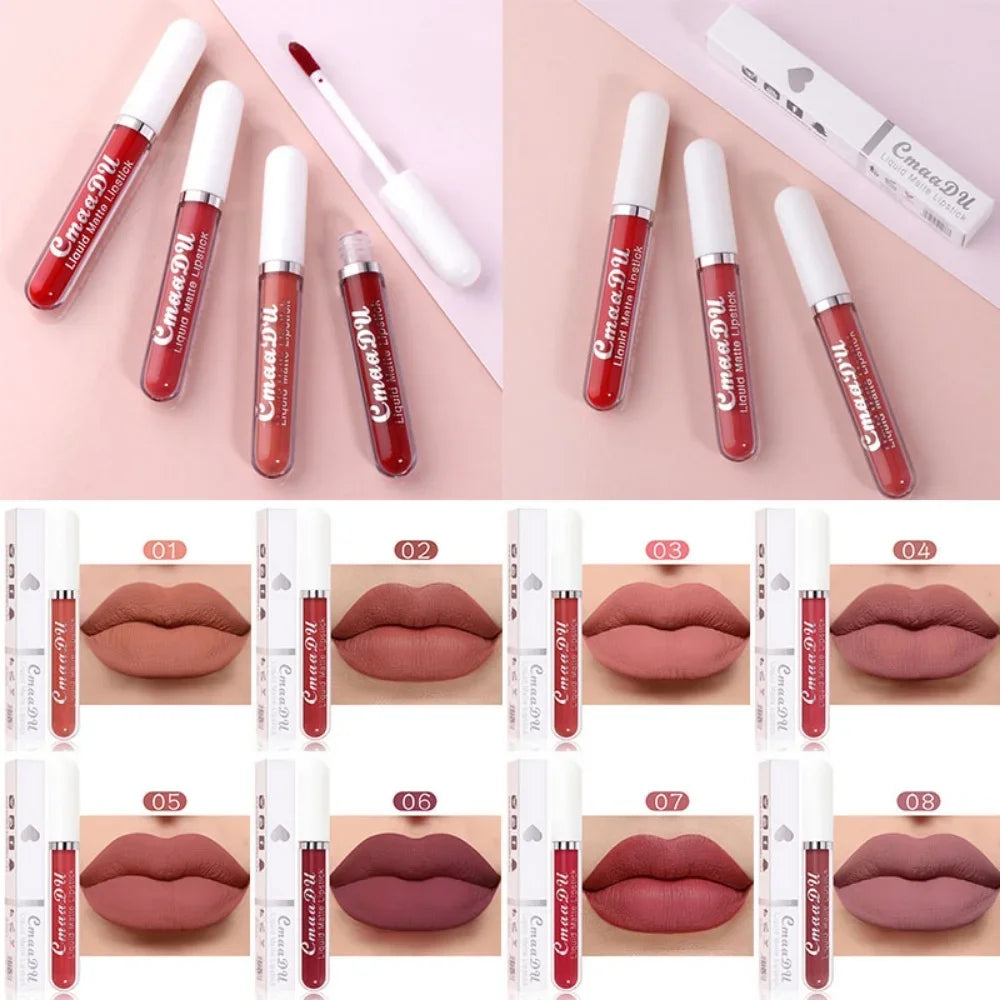 Long Lasting Velvet Matte Lip Gloss Liquid