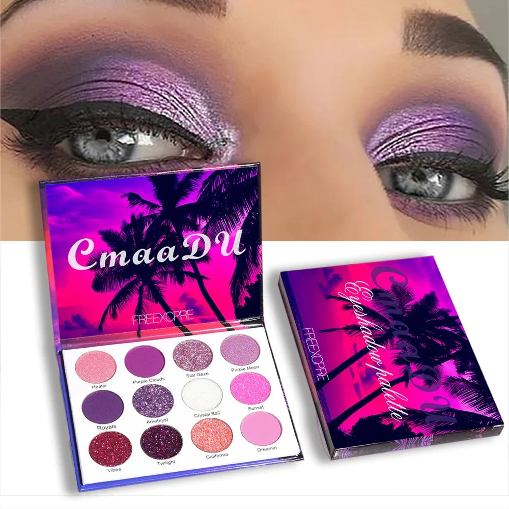 12 Colors Purple Neon Palette