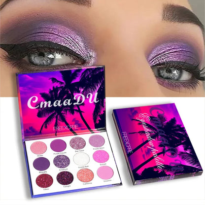 12 Colors Purple Neon Palette