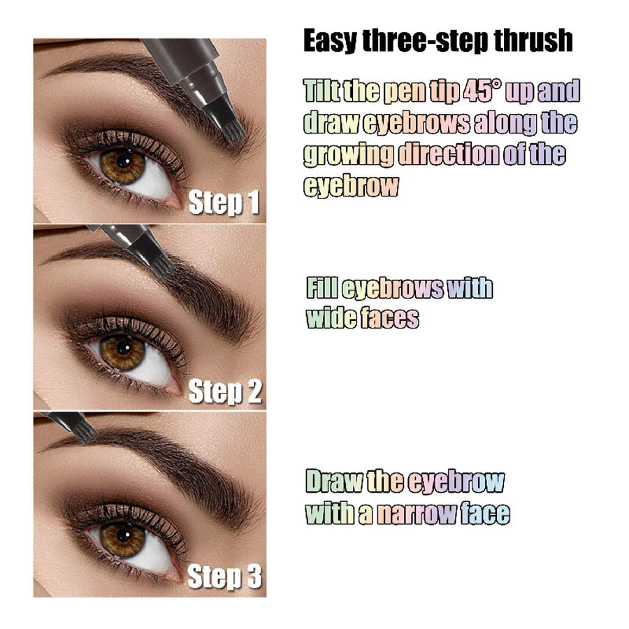 Waterproof Microblading Eyebrow Pen,