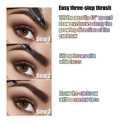 Waterproof Microblading Eyebrow Pen,