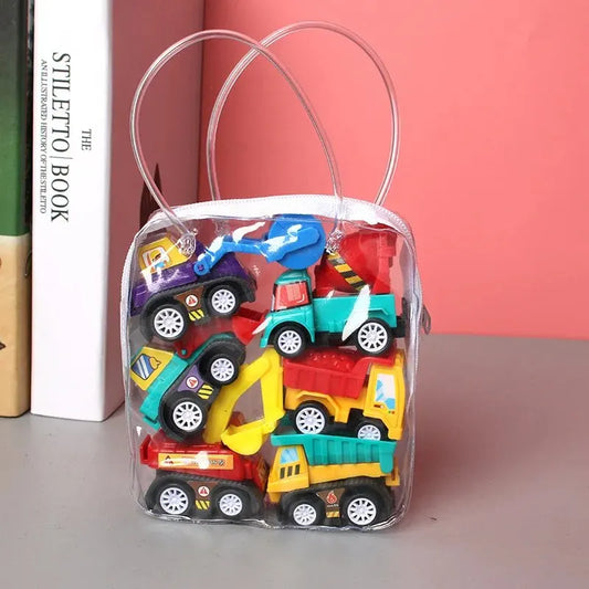 6Pcs Car Set of Cartoon Car Toys