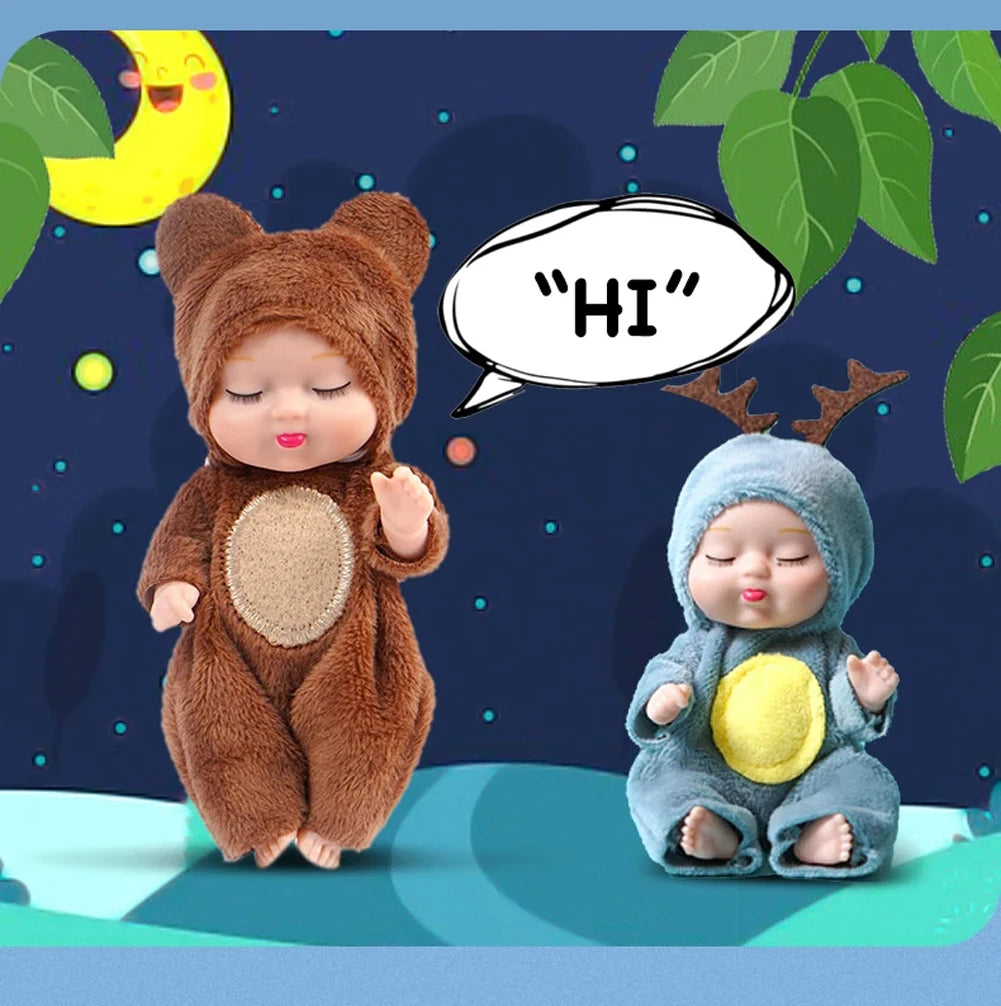 Sleeping Baby Series Doll Cartoon Animal Toy For Kids