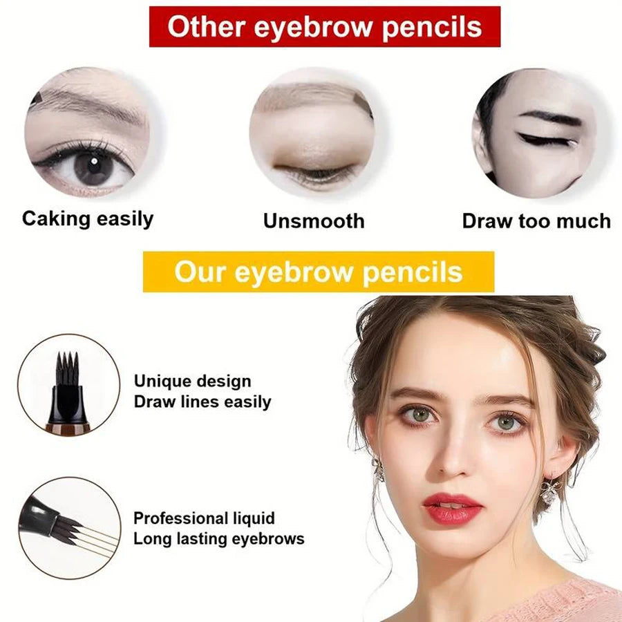 Waterproof Microblading Eyebrow Pen,