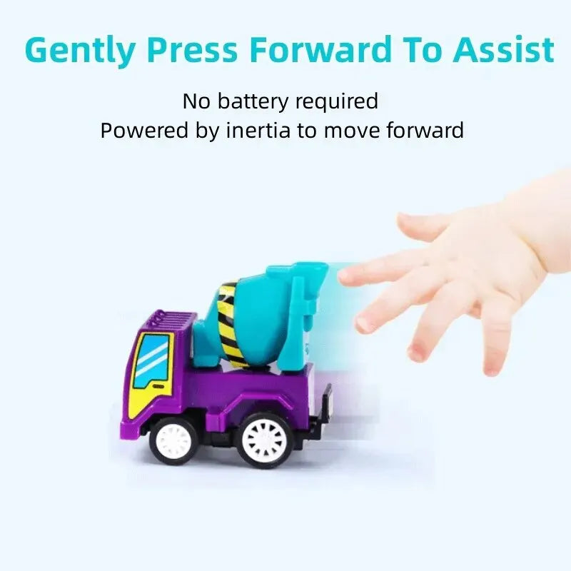 6Pcs Car Set of Cartoon Car Toys