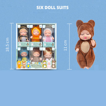Sleeping Baby Series Doll Cartoon Animal Toy For Kids