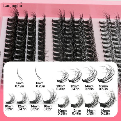 Lash Clusters Kit With Professional Waterproof Glue