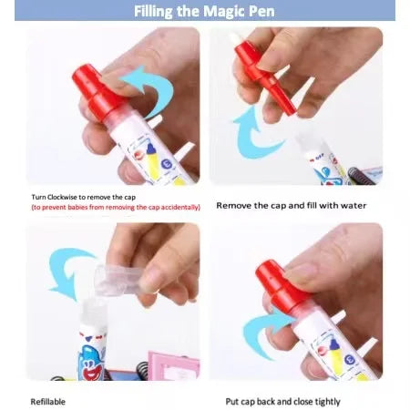 NEW Kids Magic Water Drawing Books