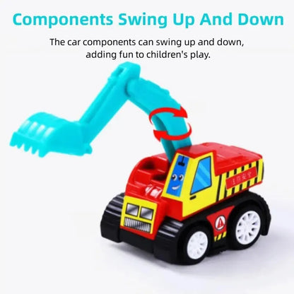 6Pcs Car Set of Cartoon Car Toys