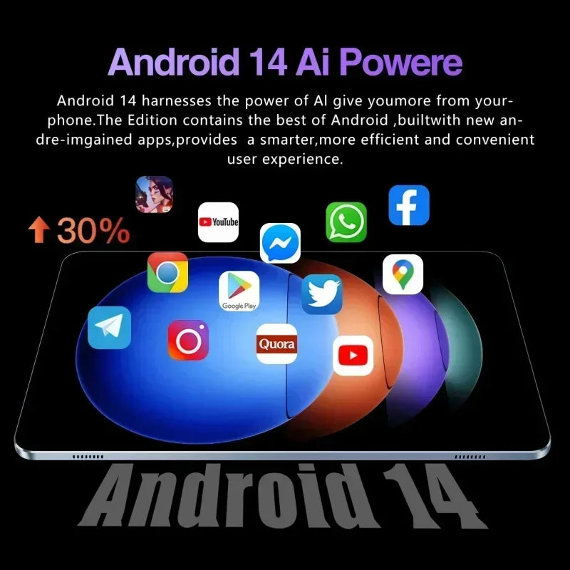 Global Pad 6S Pro Tablet 11inch HD 4K Android 14 16GB+1T
