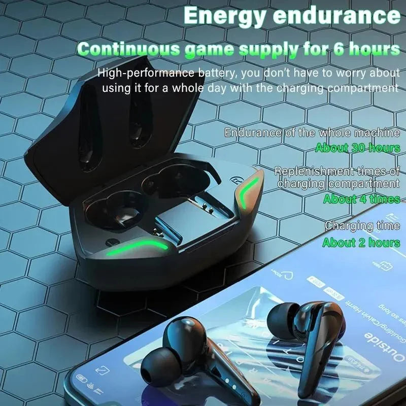 X15 TWS Gaming Earbuds Wireless Bluetooth Earphones