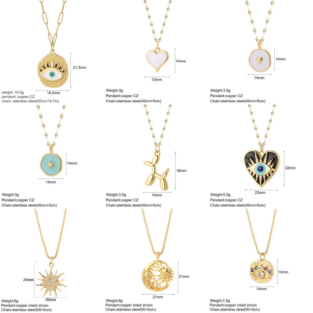 Evil eye spiritual Necklaces