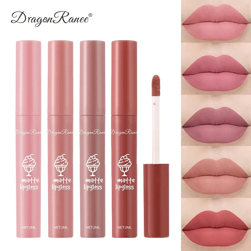 6PC/Set Matte Velvet Lip Gloss Waterproof Set