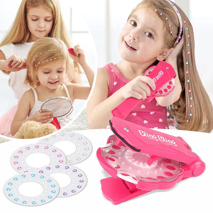 Diamonds Bling Glitter Hair Magic Jewel Clamp Set