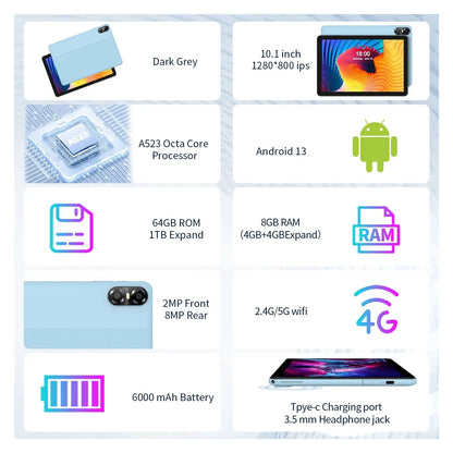 Android Touch 13 Tablet 2024, 1TB + accessories