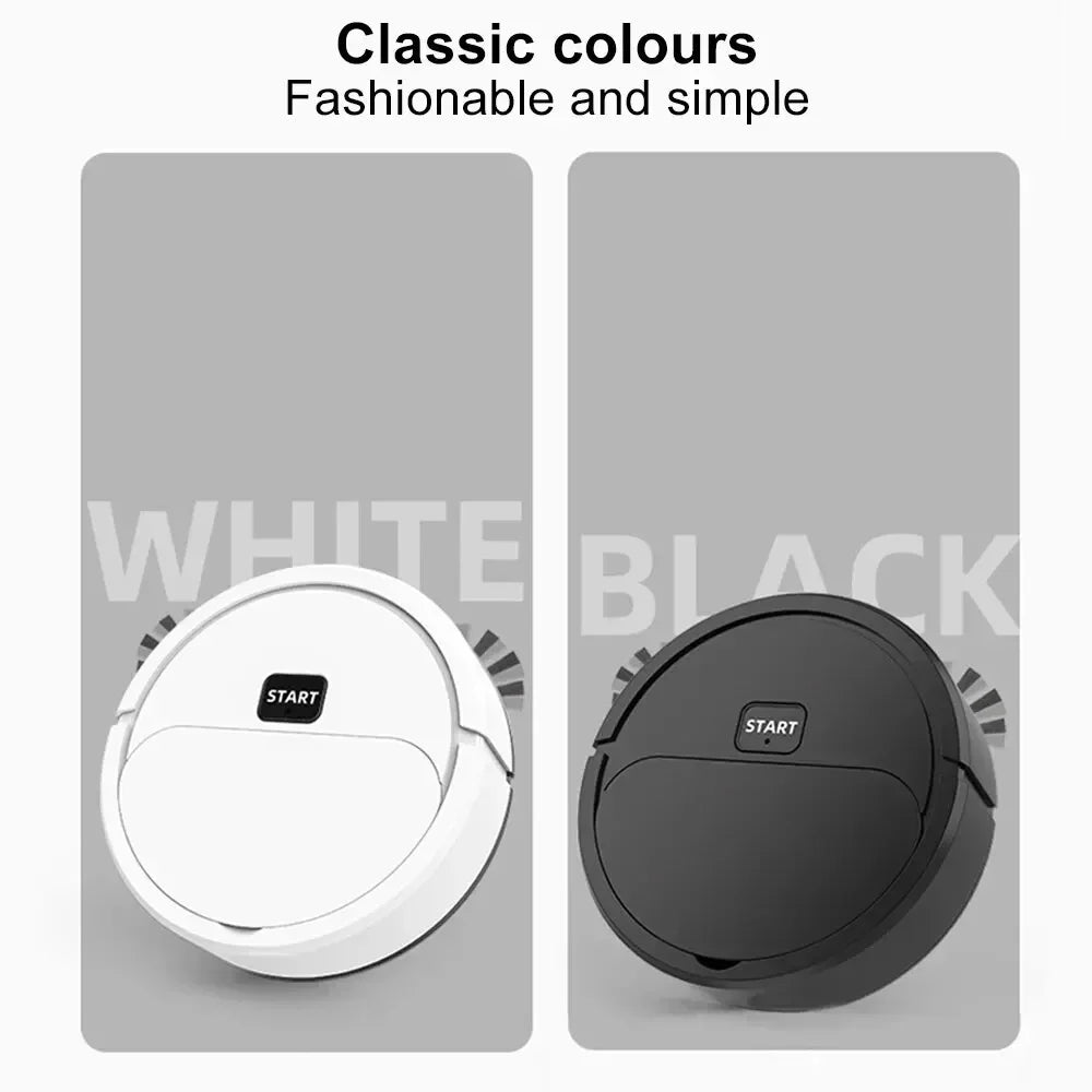 Robotic Automatic Vacuum Cleaner USB Rechargeable l