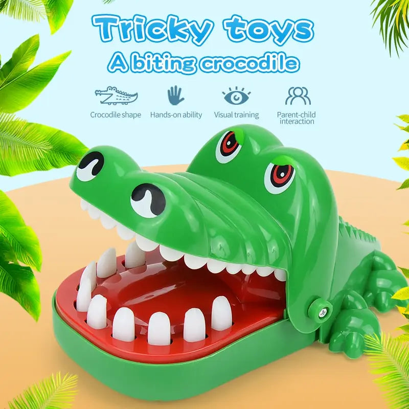 Crocodile Teeth Toys For Kids Finger Dentist Games.