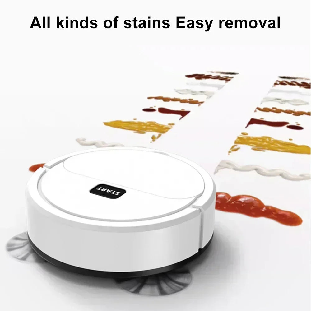 Robotic Automatic Vacuum Cleaner USB Rechargeable l
