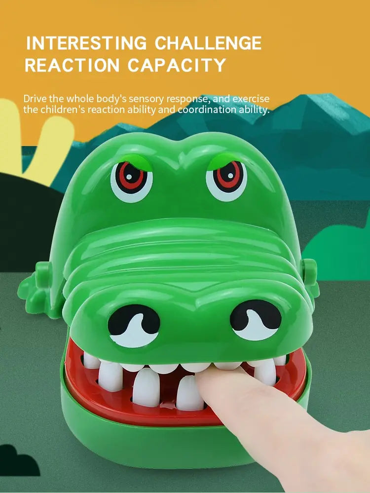 Crocodile Teeth Toys For Kids Finger Dentist Games.