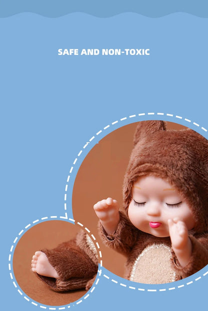 Sleeping Baby Series Doll Cartoon Animal Toy For Kids