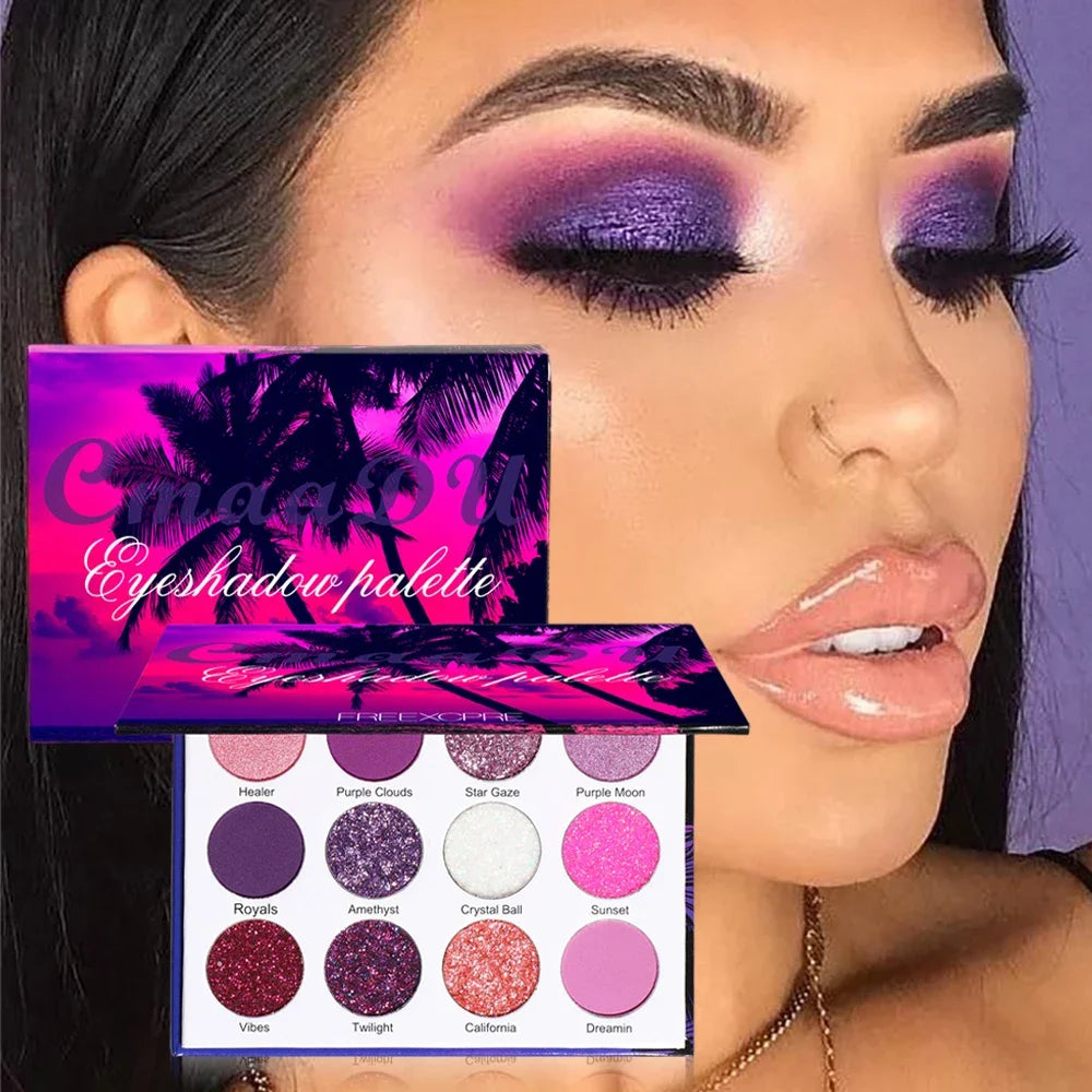 12 Colors Purple Neon Palette