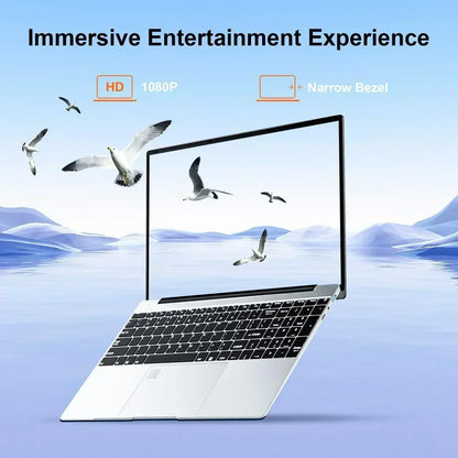 Portable Laptop 15.6" 32GB Ram DDR4 2TB SSD Windows 11 Notebook Intel N5095