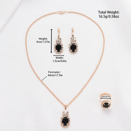Womens Watch Gift set 5Pcs Set Luxury Rhinestone