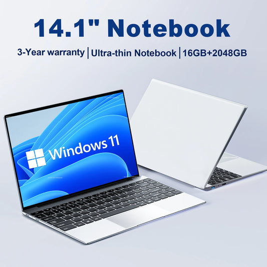 14.1" Ultra Slim Laptop 16GB RAM 2TB Windows 11 Pro