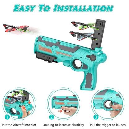 Children's Foam Airplane Launcher